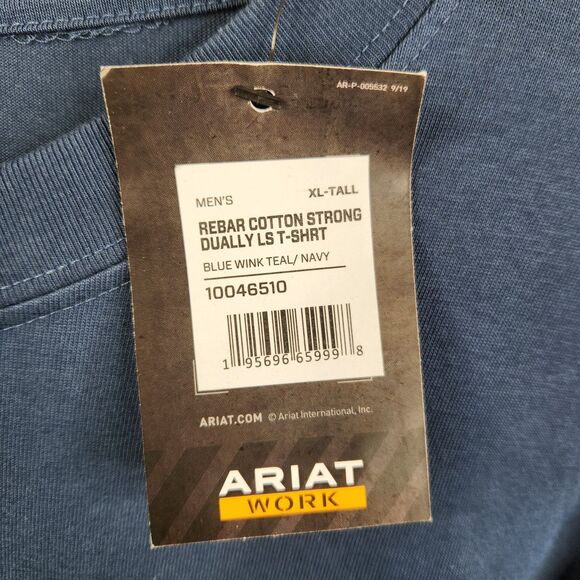 NEW Ariat Mens Rebar Cotton Strong Dually Long Sleeve Work Shirt XLT - Picture 6 of 9
